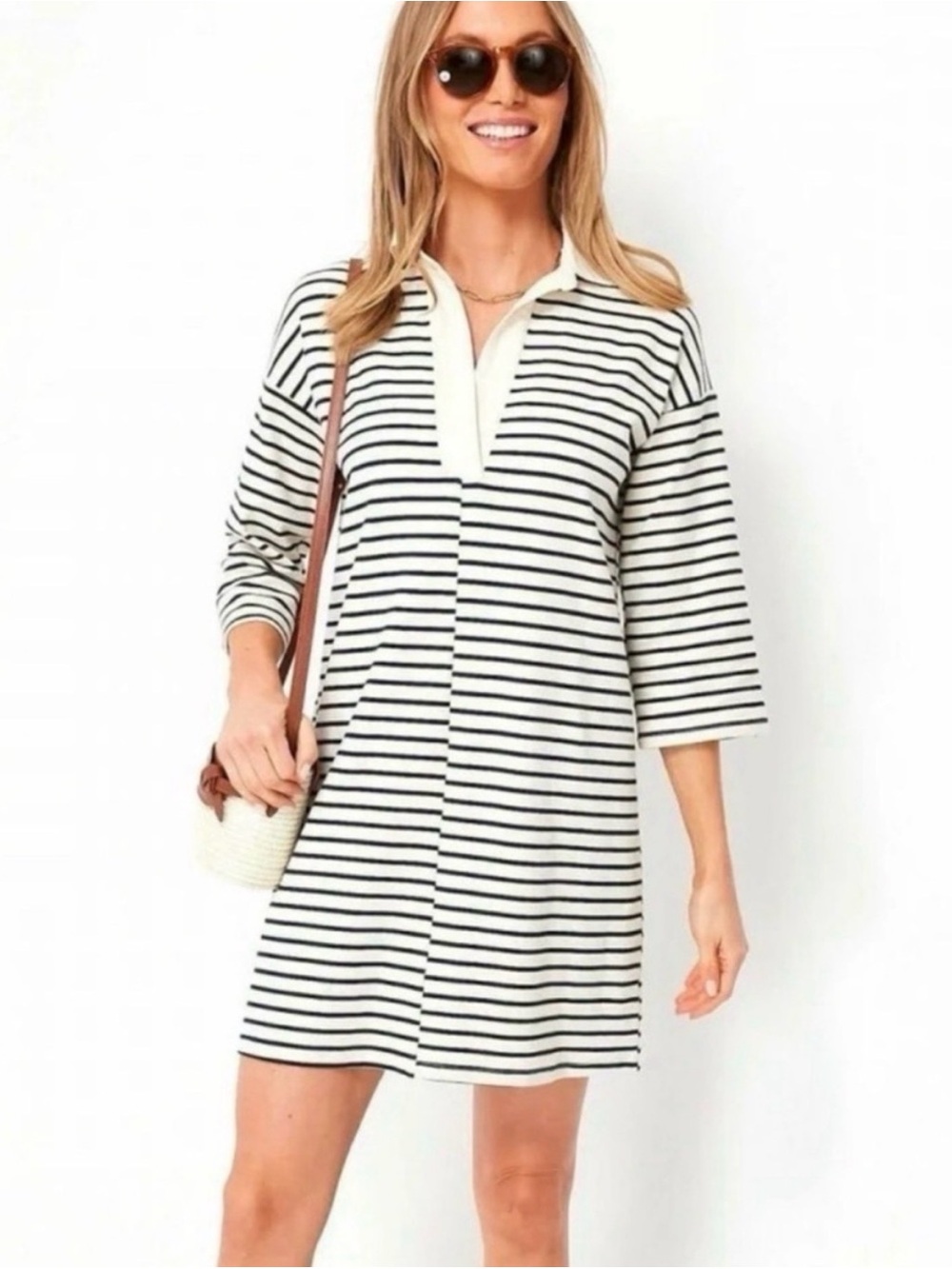 Tuckernuck Ashton Knit Polo Dress, Size M